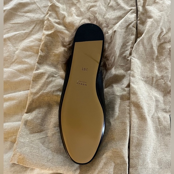 New & authentic Gucci Princeton mules w/ fur - size 36.5 - Picture 6 of 10